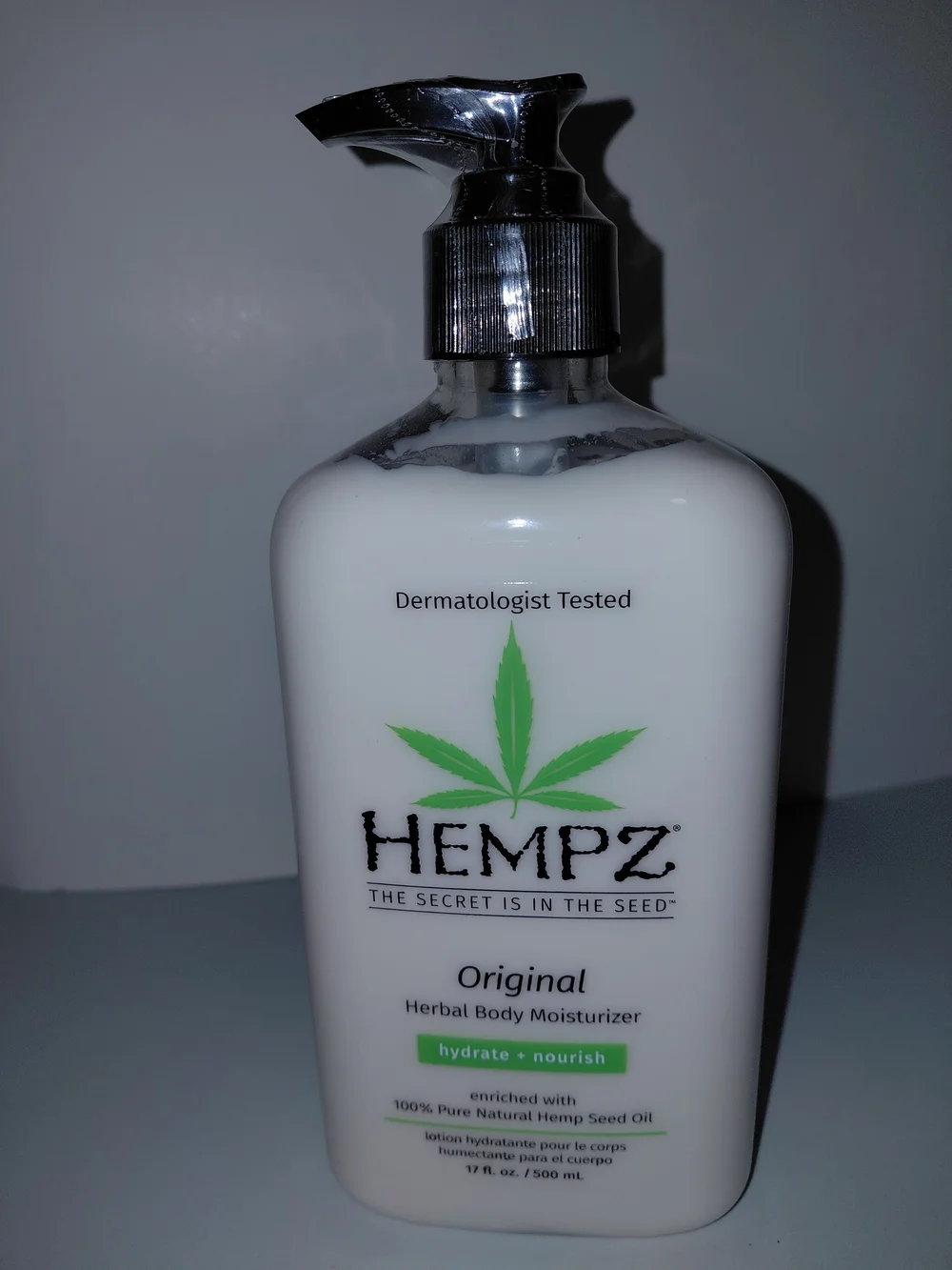 Hempz Original Herbal Body Moisturizer White NWT